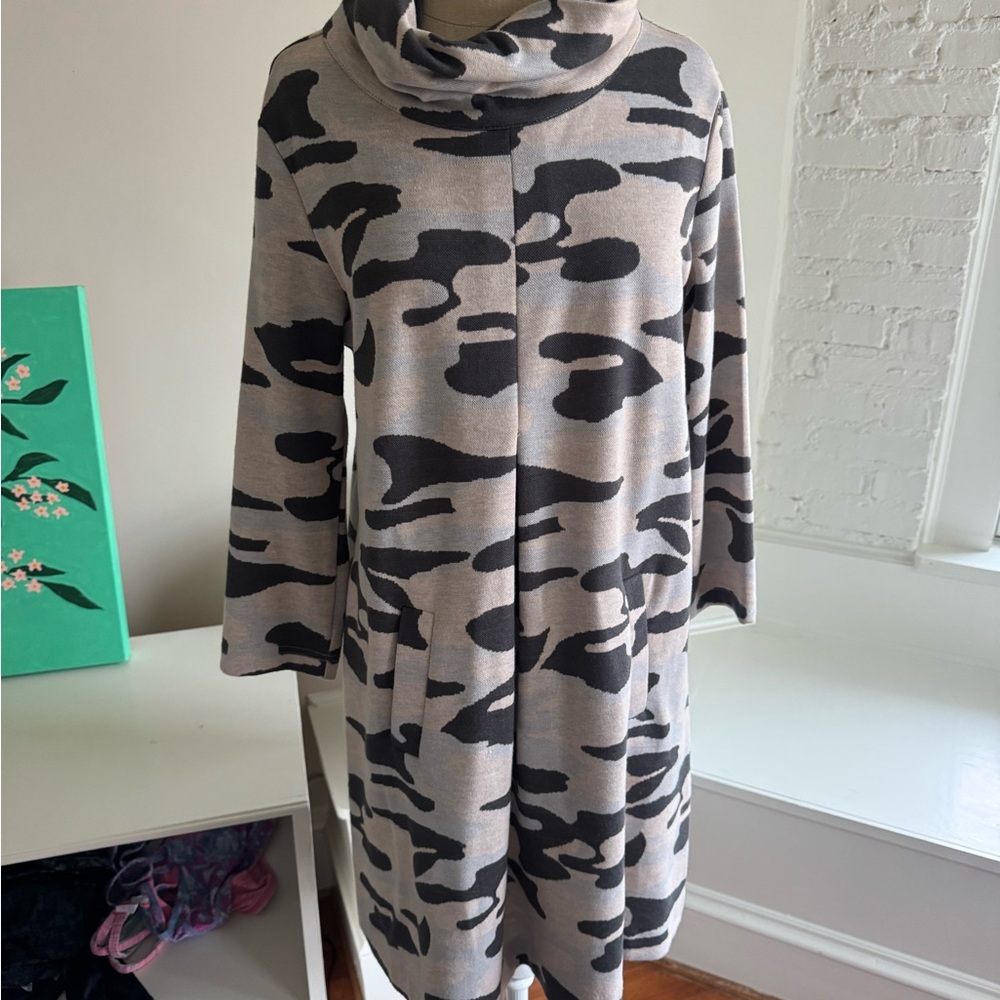 Tyler Boe Camouflage Knit Dress